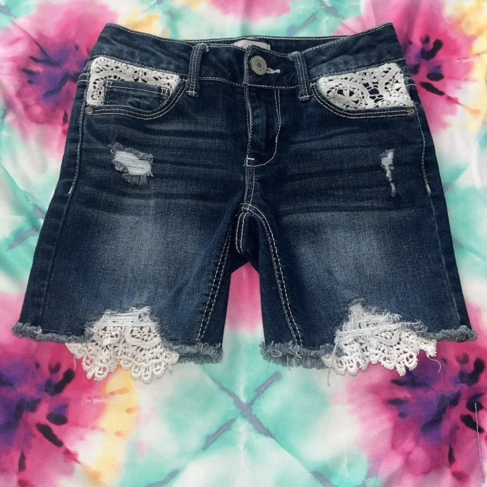 Denim shorts Riders, Calvin Klein,SO, Justice sz 6X, 7, 8